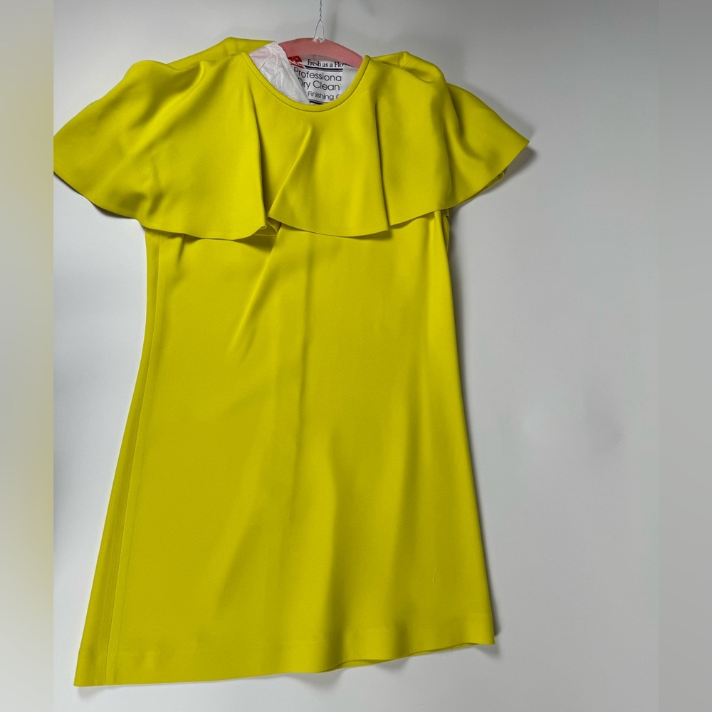 Louis Vuitton dress, shade of yellow, size 40, pre-loved, newly dry cleaned